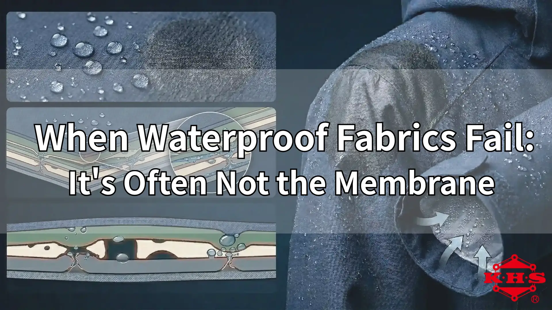Rethinking Waterproof Failures: A System-Level Approach to Functional Textiles